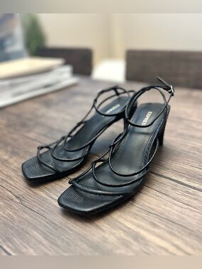 Express Strappy Block Heel Sandals